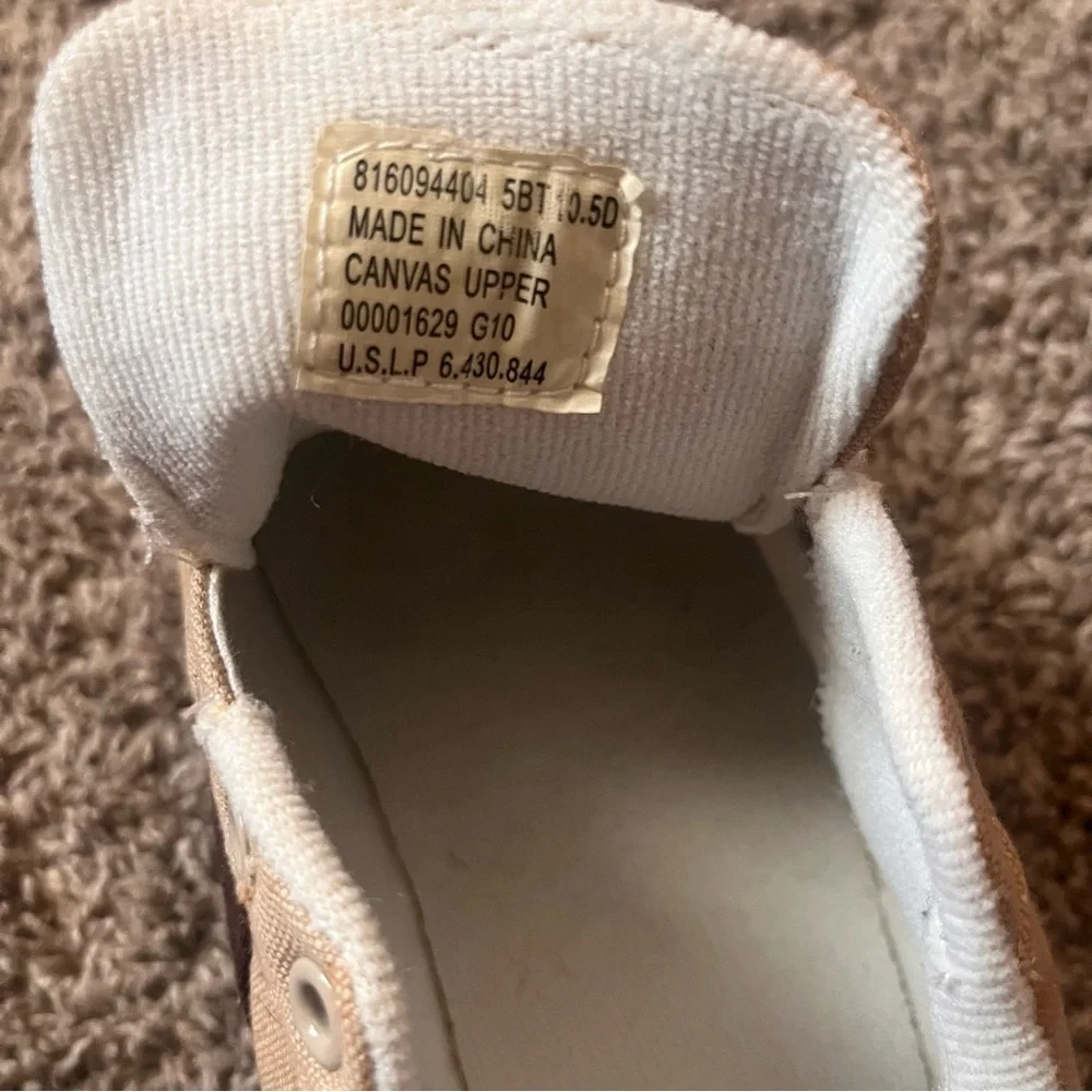 Polo Ralph Lauren Shoes Men Sz‎ 10.5 Tan Sneakers